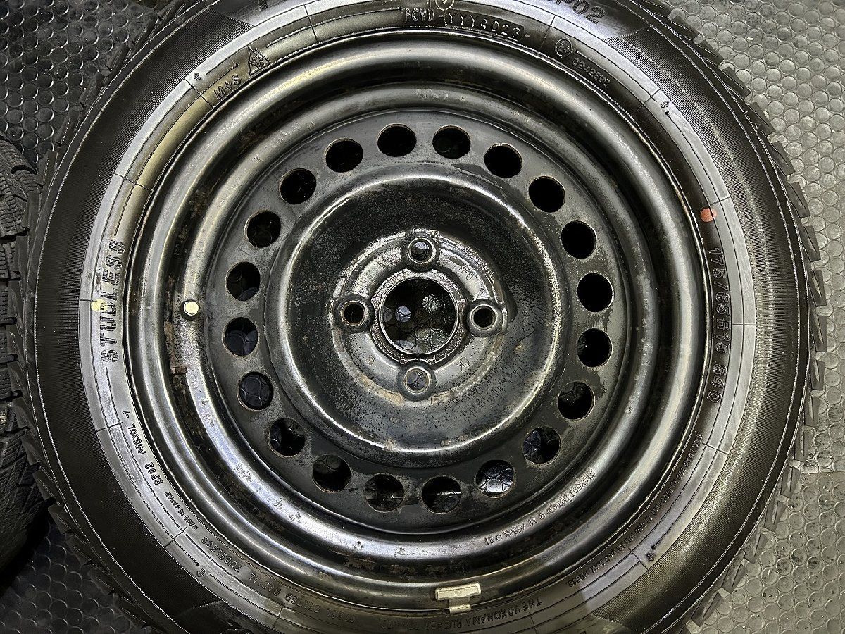 走行短め YellowHat PRACTIVA ICE BP02 175/65R15 スタッドレス ホンダ 