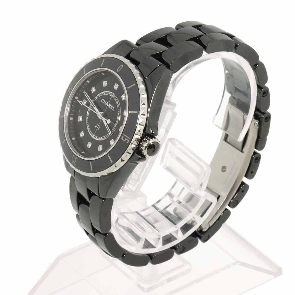 シャネル CHANEL J12 33mm H5701 レディース 腕時計 12P ダイヤ