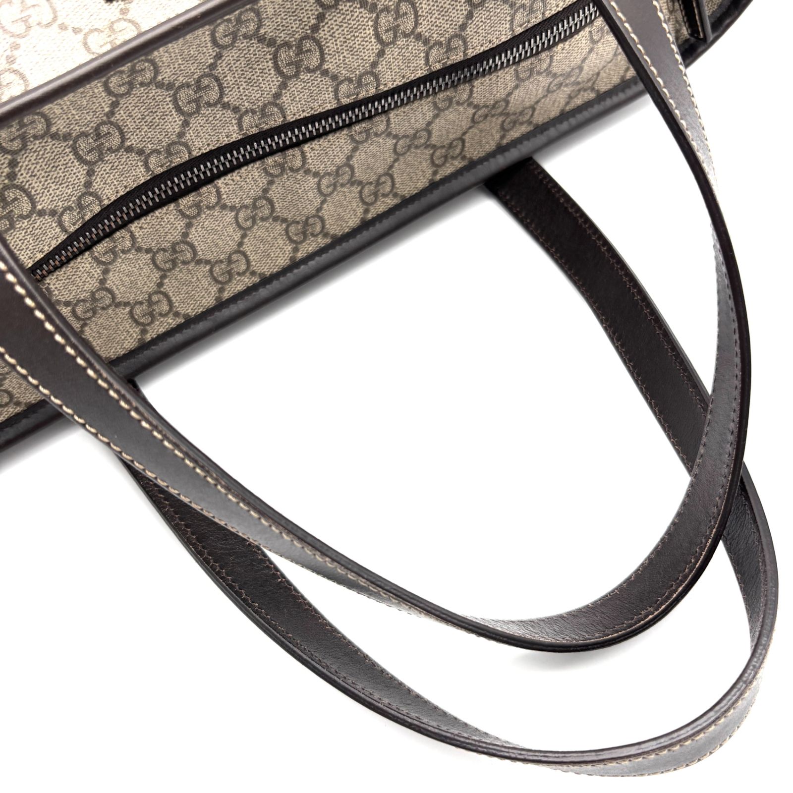 レディース 美品 GUCCI グッチ GGスプリーム トートバッグ 