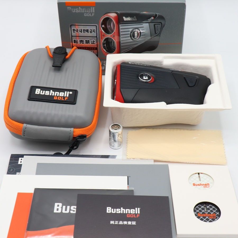 美品】Bushnell PINSEEKER TOUR V5 SHIFT SLIM JOLT ゴルフ用 美品】Bushnell PINSEEKER TOUR V5 SHIFT SLIM JOLT ゴルフ用