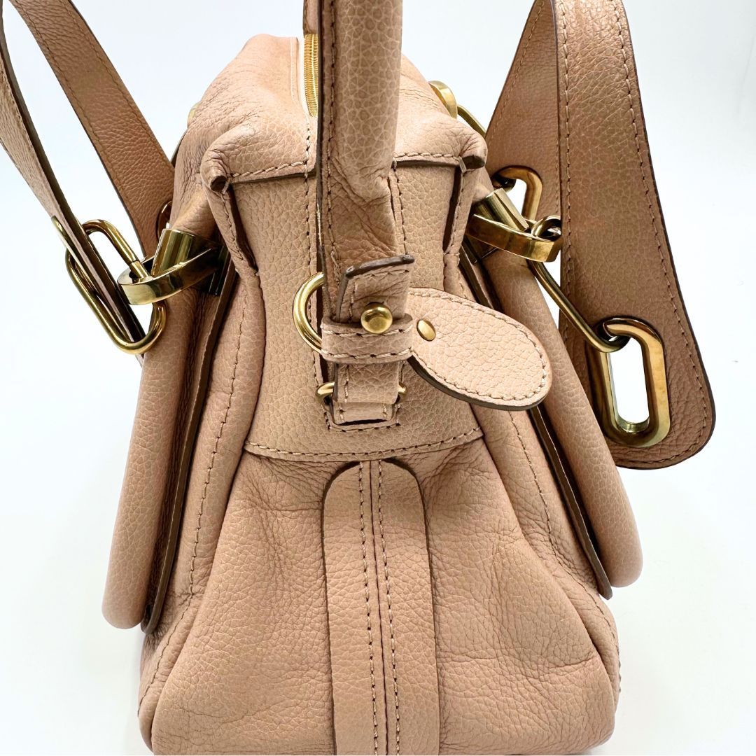 イタリア製✨Chloe パラティ スモール 2way ショルダーバッグ ベージュ 