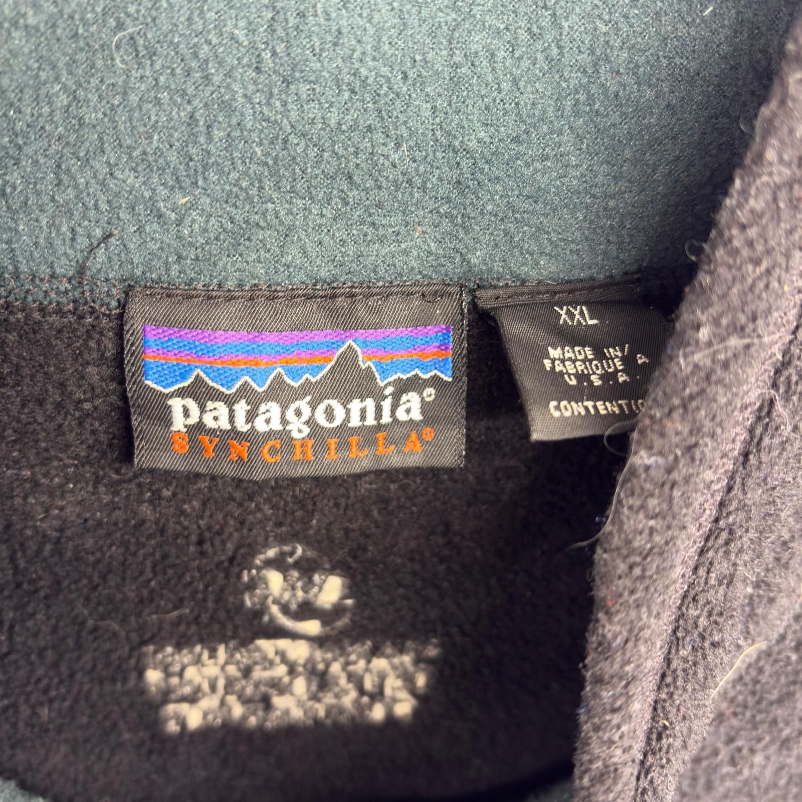 古着 パタゴニア patagonia USA製 ベスト フリース シンチラ