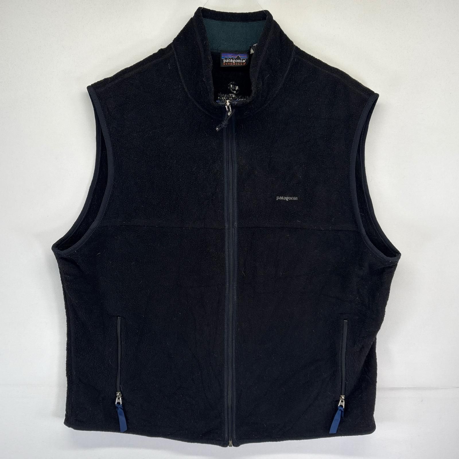 <USA製>98年製 パタゴニア シンチラ フリースベスト L ヴィンテージ 古着 パタゴニア patagonia USA製 ベスト フリース シンチラ