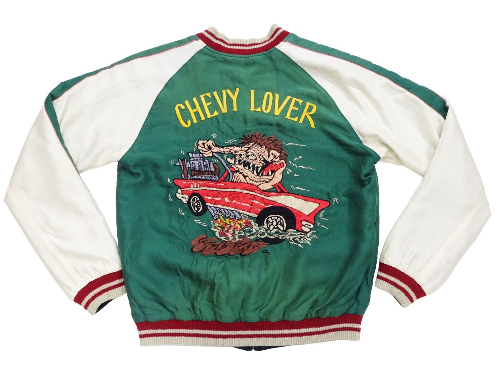 テーラー東洋TIGER HEAD ＆ CHEVY LOVER テーラー東洋 スカジャン タイガーヘッド× シェビーラバー TT15878 Mid