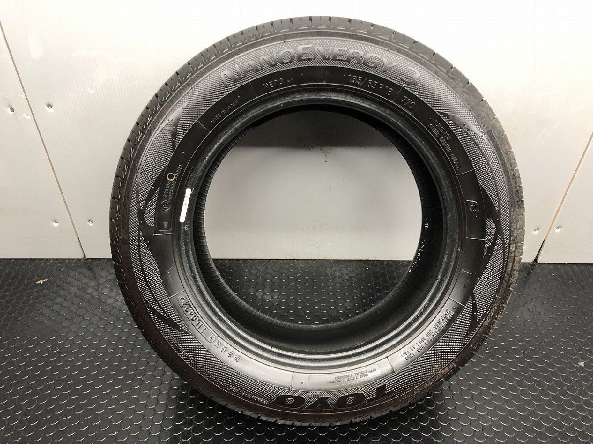 走行短め】TOYO NANOENERGY3 165/65R13 13インチ 夏タイヤ 1本 22年製 