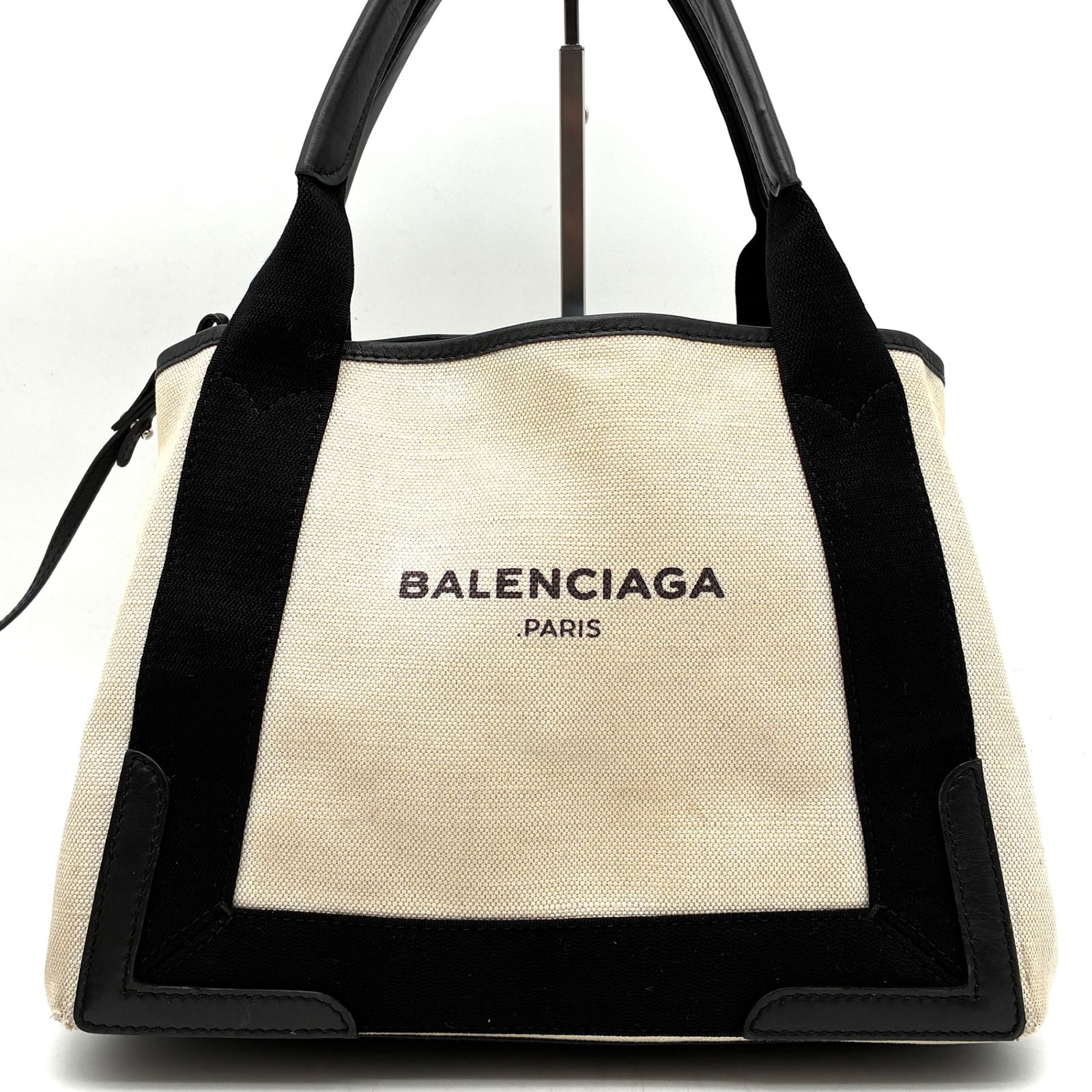 BALENCIAGA バレンシアガ ネイビーカバスS ハンドバッグ トートバッグ 