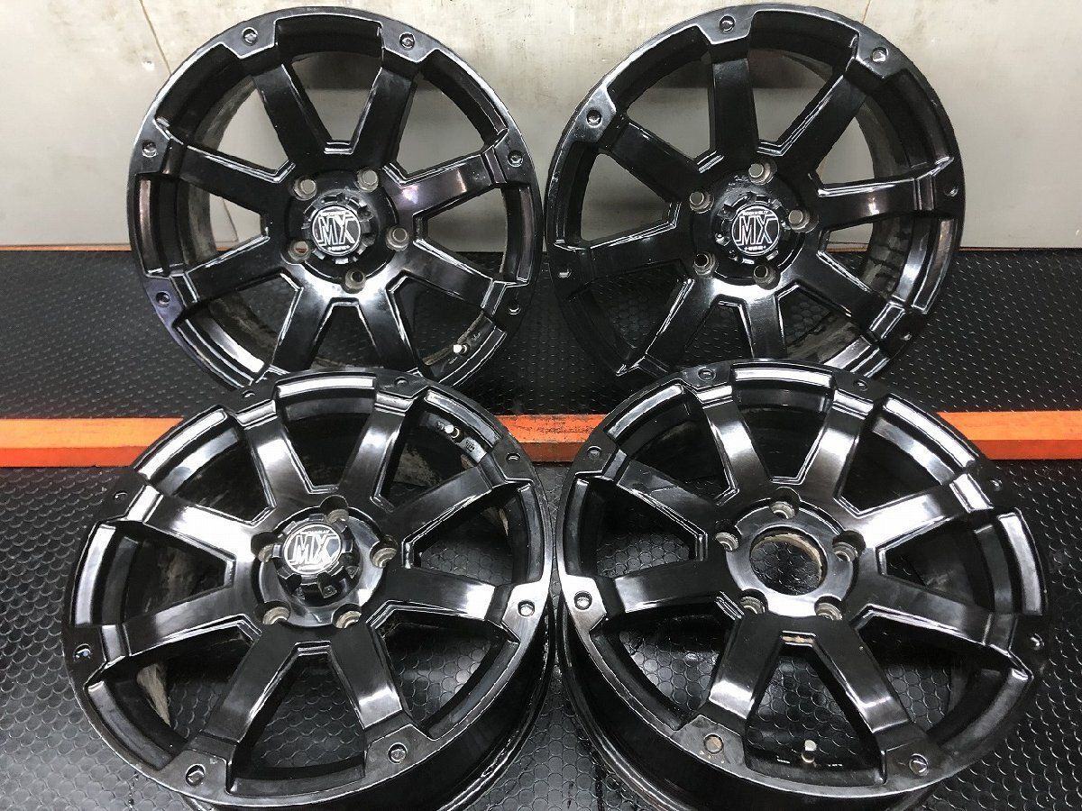 LOXARNY 632 ROOK KELLY MX ロクサーニ ロックケリー 社外ホイール 17インチ 4本 7J5HPCD127+38 ブラック ラングラー等　(SHC031)paypay決済可能 LOXARNY 632 ROOK KELLY MX ロクサーニ ロックケリー 社外ホイール 17