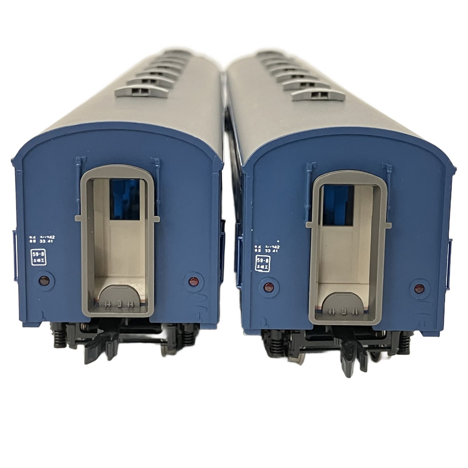 KATO スハフ42 507、KATO 1-505 スハ43、3個 KATO 1-505 スハ43(ブルー) 1-507 スハフ42 (ブルー) 4両セット HO