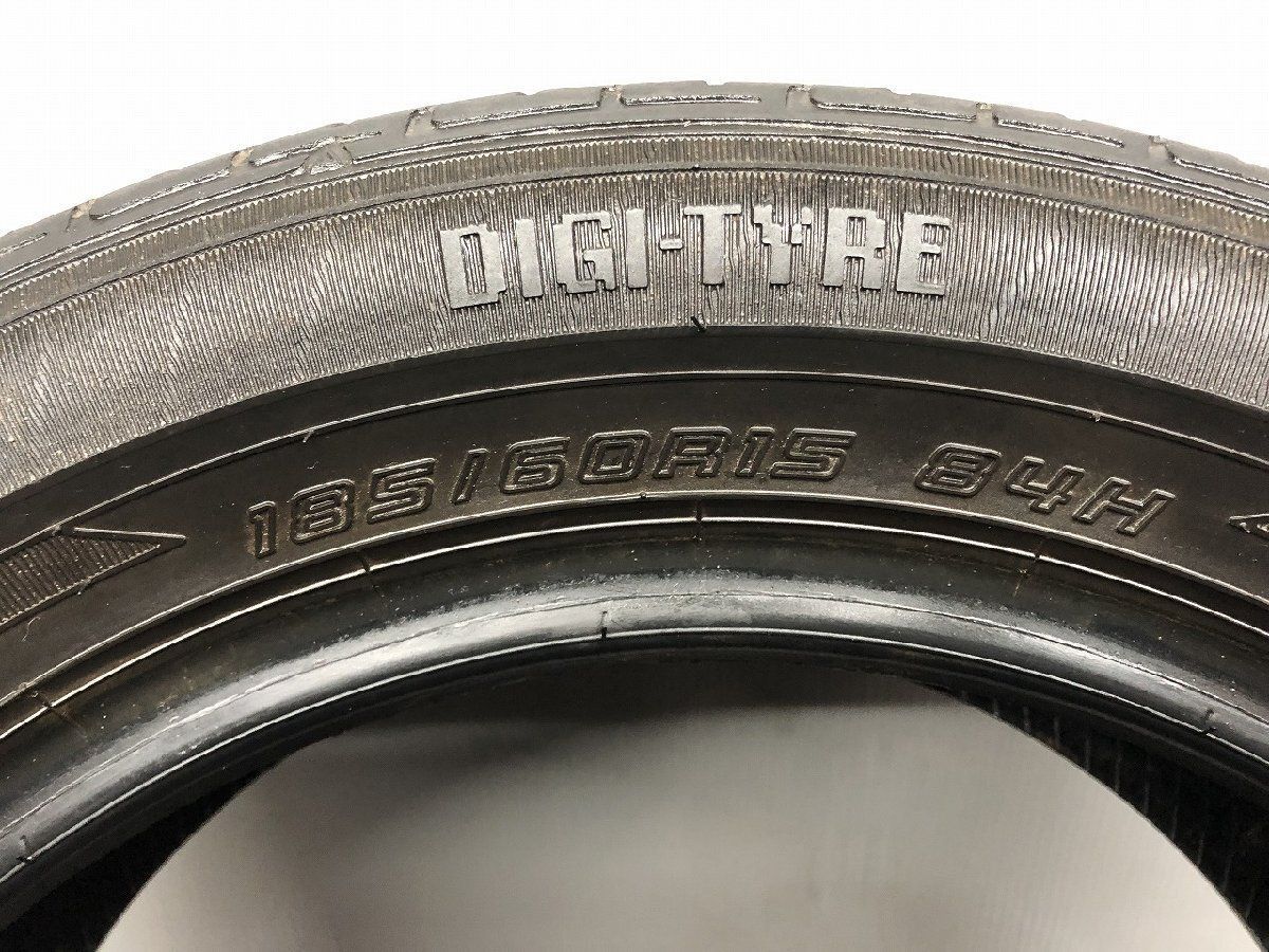 DUNLOP ENASAVE EC202 185/60R15 15インチ 夏タイヤ 1本 23年製 バリ溝 