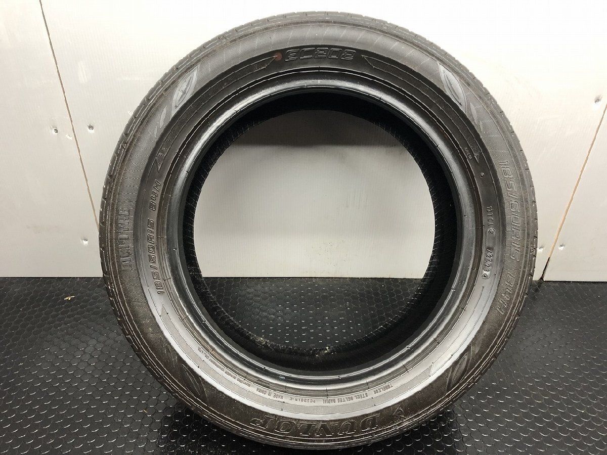 DUNLOP ENASAVE EC202 185/60R15 15インチ 夏タイヤ 1本 23年製 バリ溝 