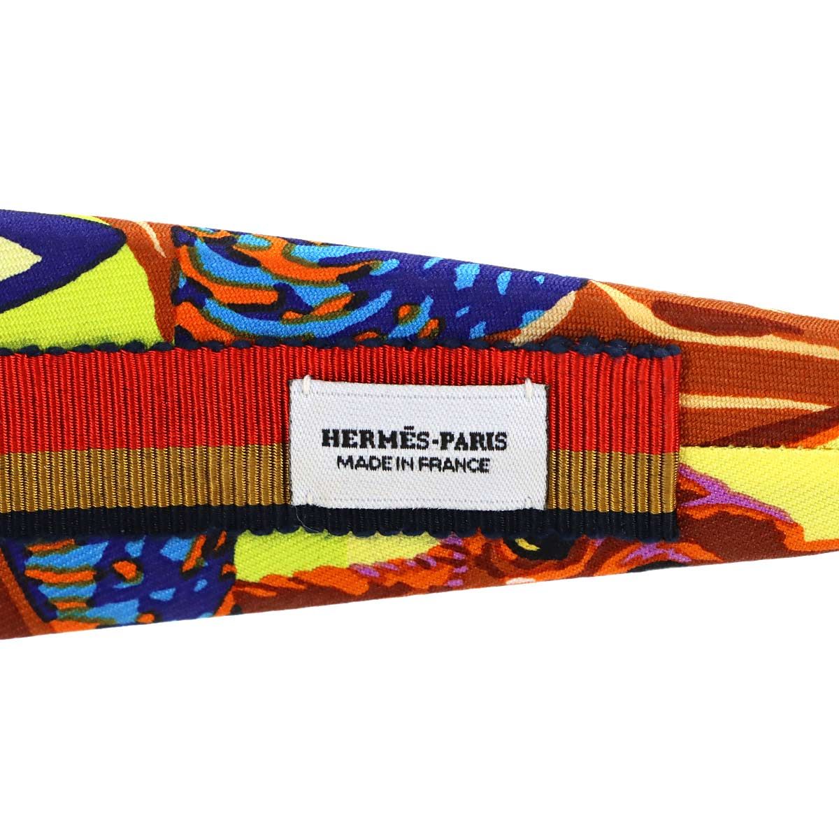 新品同様 エルメス HERMES ジナ カチューシャ Wild Singapore ワイルド