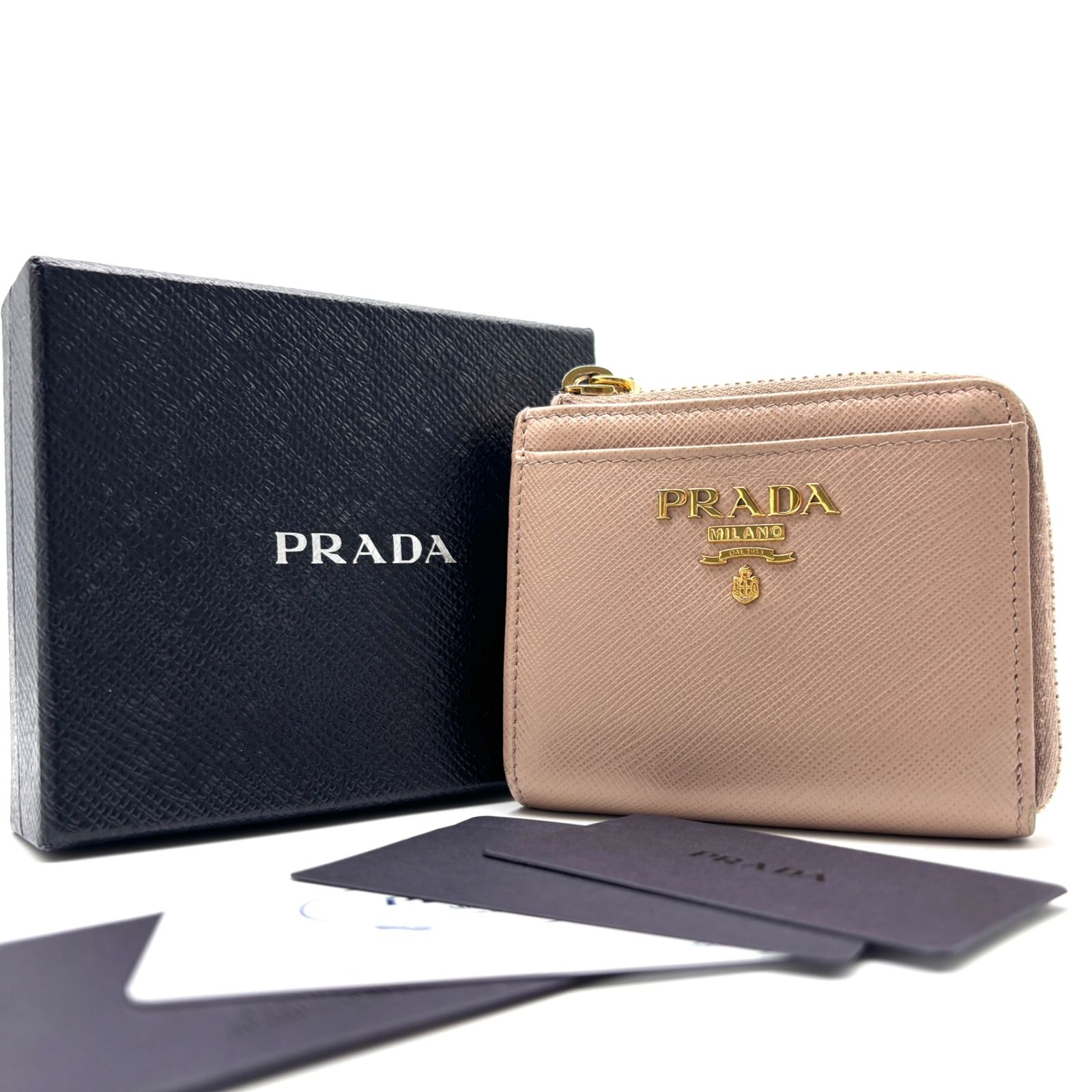 PRADA プラダ サフィアーノ コインケース 小銭入れ ミニ財布 カード 