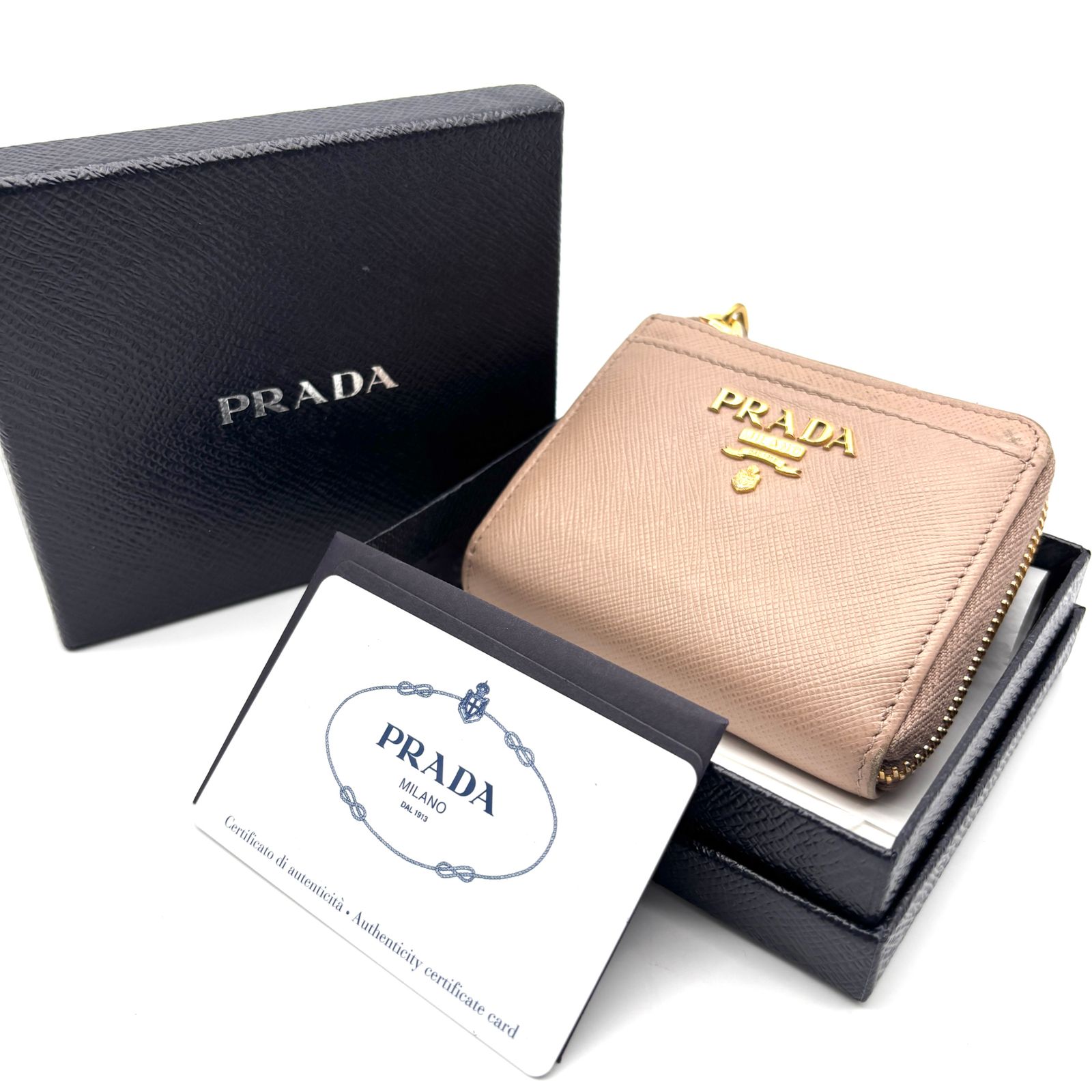 PRADA プラダ サフィアーノ コインケース 小銭入れ ミニ財布 カード 