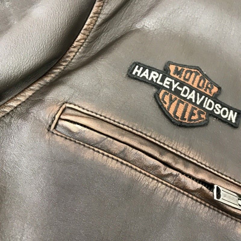 HARLEY DAVIDSON ハーレーダビッドソン レザーライダースジャケット