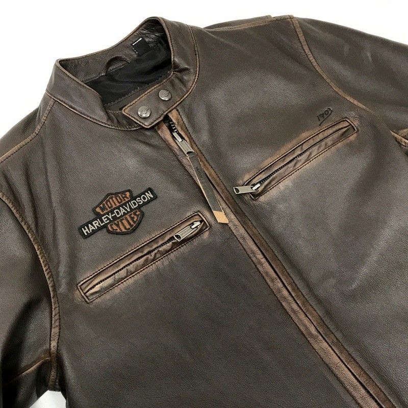 HARLEY DAVIDSON ハーレーダビッドソン レザーライダースジャケット 