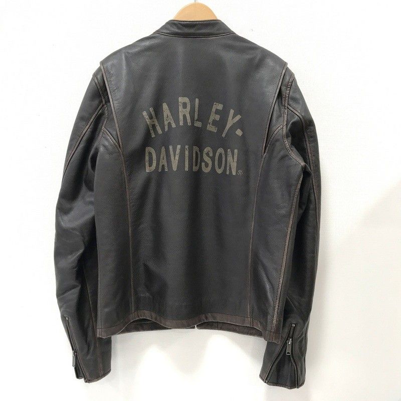 HARLEY DAVIDSON ハーレーダビッドソン レザーライダースジャケット