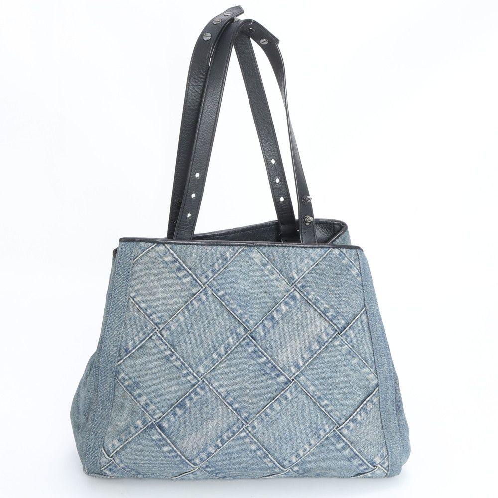 極美品 DIESEL トートバッグ デニム ロゴ シグネチャー 2way A4可 極美品 DIESEL トートバッグ デニム ロゴ シグネチャー 2way A4可