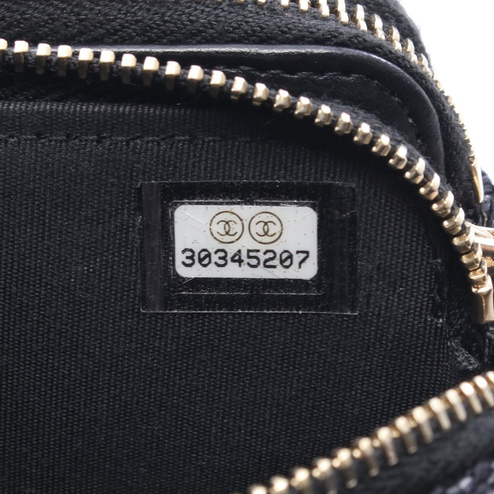 シャネル CHANEL ショルダーバッグ ドーヴィル ブラック ファブリック 