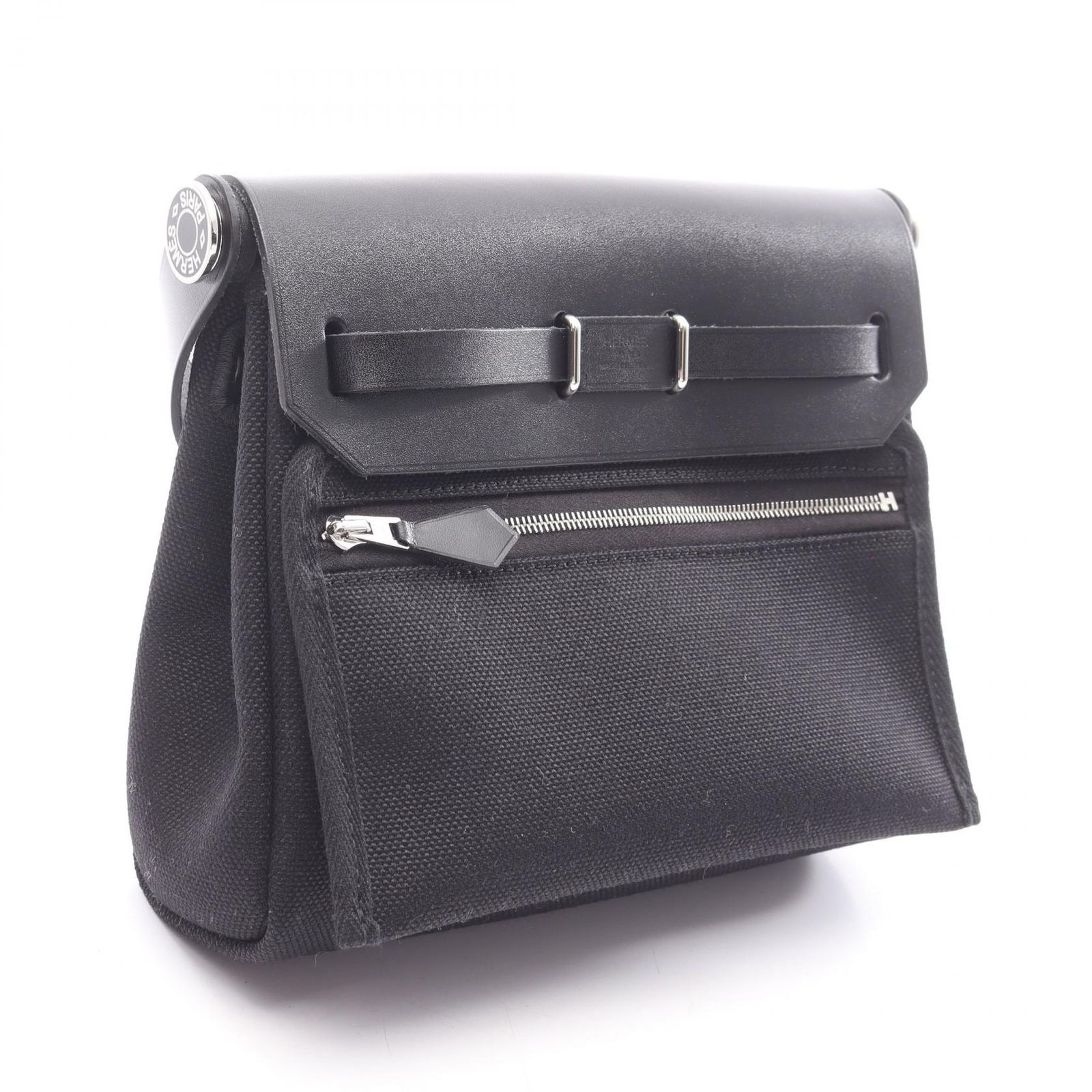エルメス HERMES ショルダーバッグ エールバッグジップ ミニ ブラック 