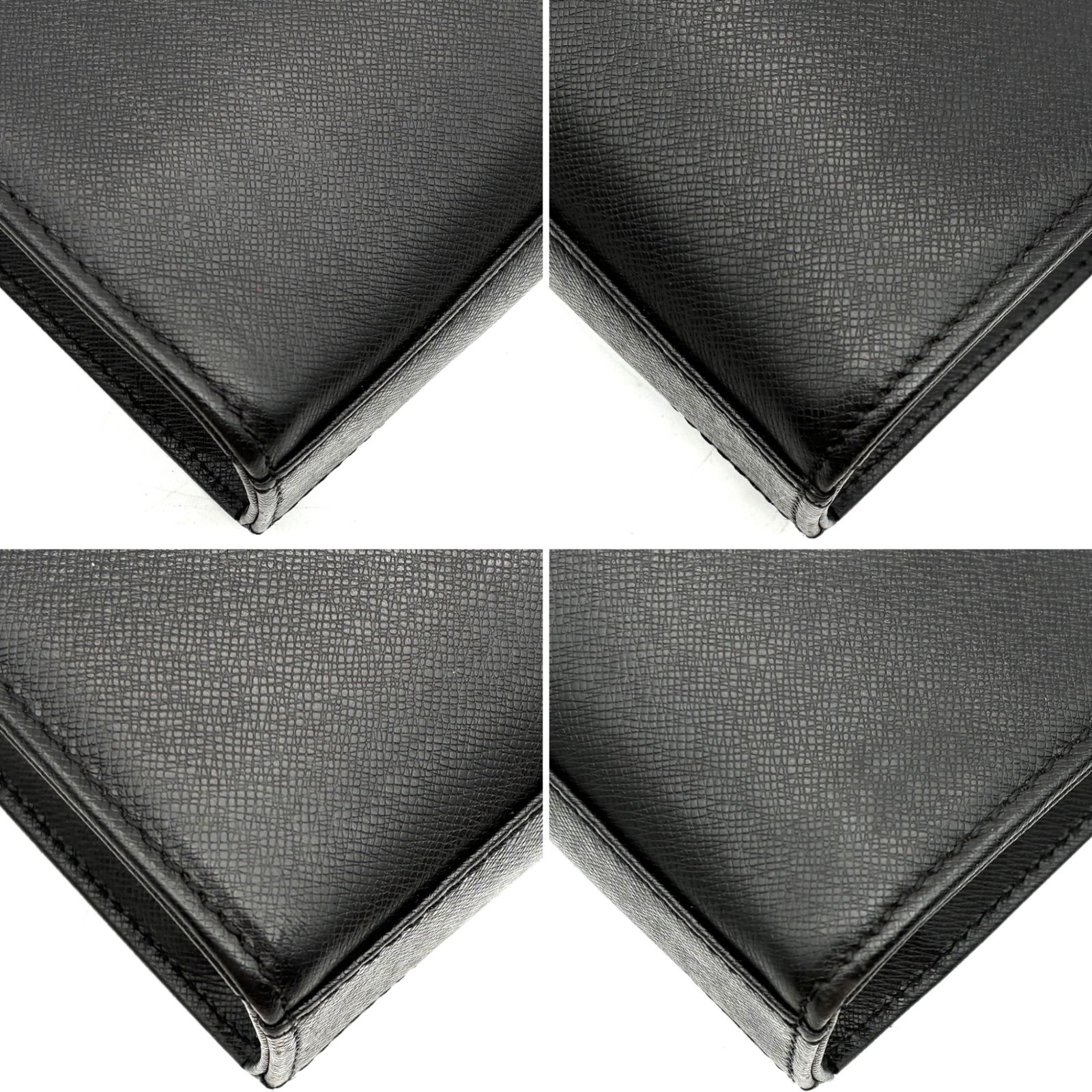 美品 BURBERRY バーバリー セカンドバッグ クラッチバッグ レザー 