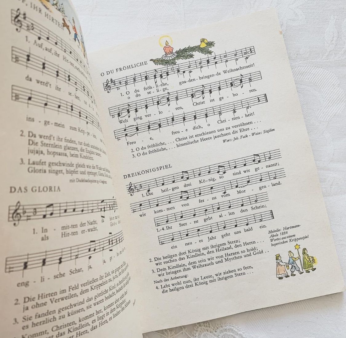 1965年 ドイツの古い音楽絵本 / 楽譜集 Unser Liederbuch/ビンテージ本