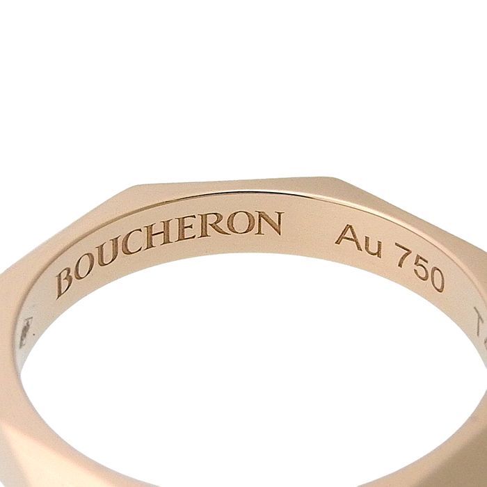 BOUCHERON ブシュロン ファセット リング K18PG 750 ピンクゴールド