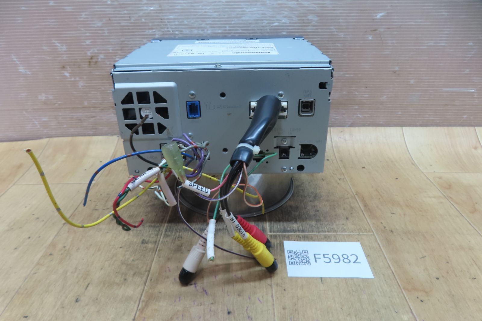 動作保証付☆F5982/パナソニック CN-MW100D SDナビ 地図2009年 CD DVD 