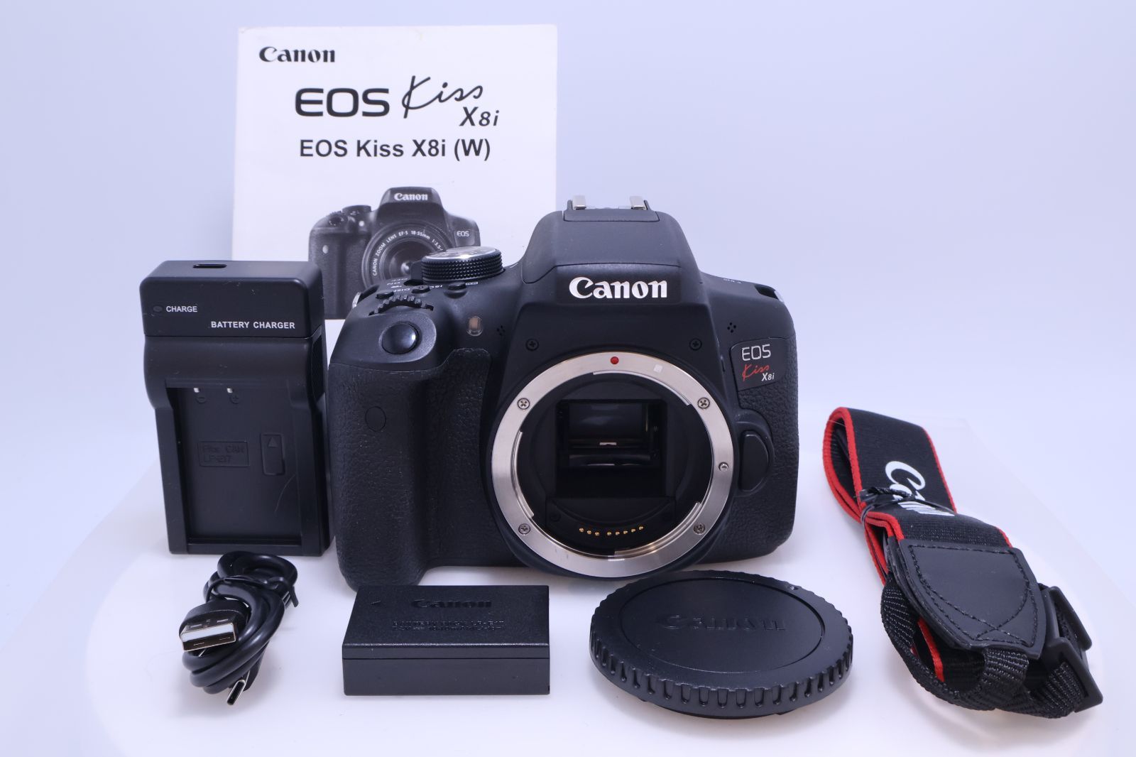 11,499回 極美品】Canon EOS Kiss X8i ボディ 2420万画素 EOSKISSX8I 