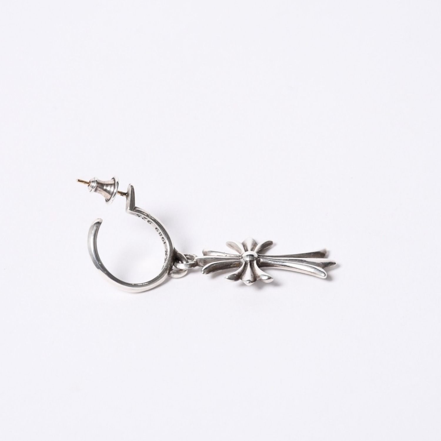 chrome heats ピアス(片耳用) 新品未使用 CHROME HEARTS クロムハーツ 1ボール タイニーCH クロス