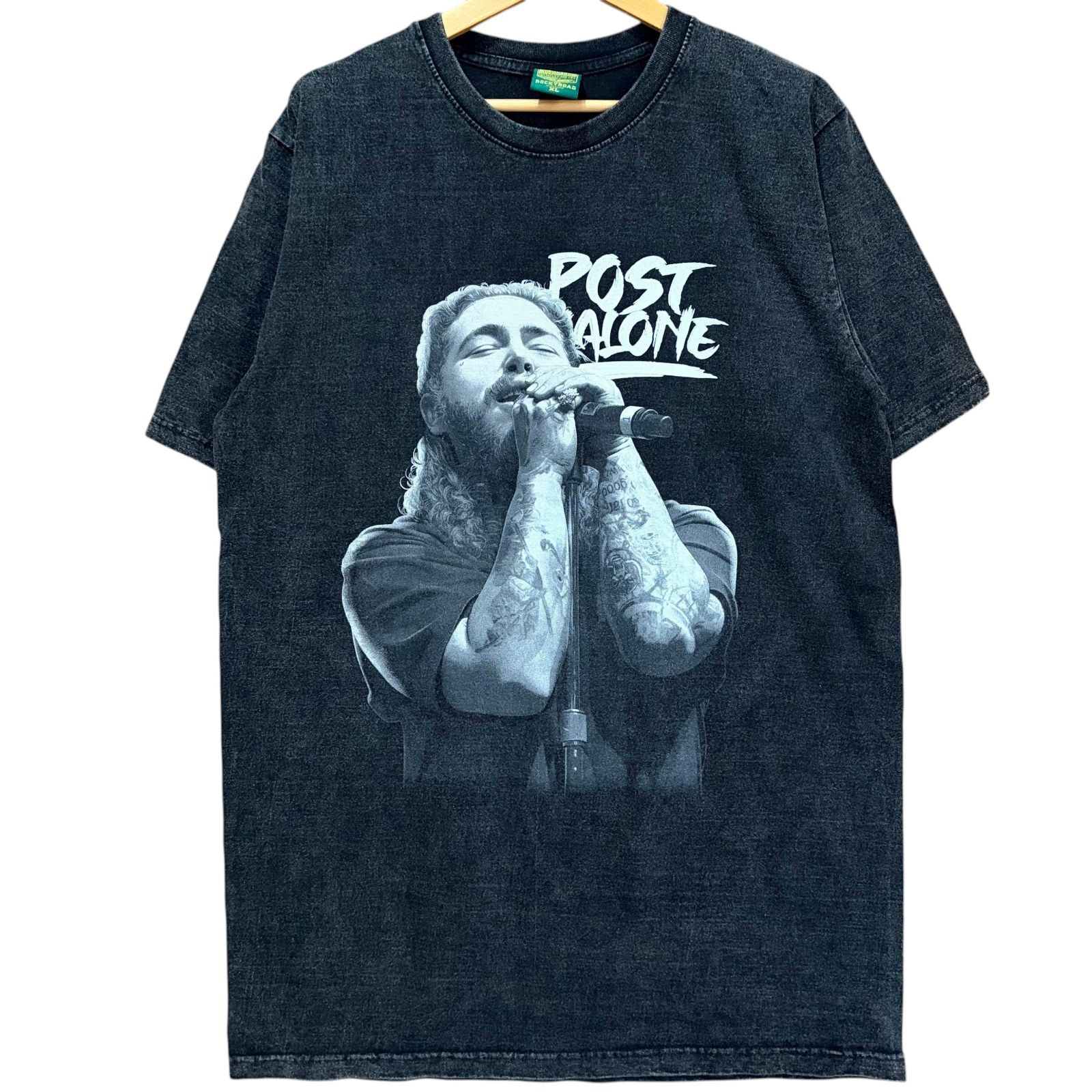 新品 ポストマローン Post Malone Tシャツ XL 黒 ビンテージ風 半袖