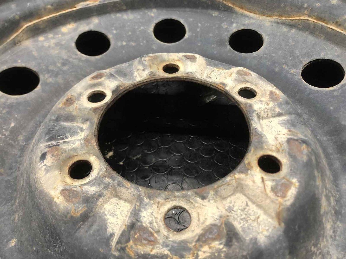 三菱 パジェロ V16 純正スチールホイール 18インチ 6J6HPCD139.7±0 自衛隊 73式 ハイエース流用可　(SHI042) 三菱 パジェロ V16 純正スチールホイール 18インチ 6J6HPCD139.7±0