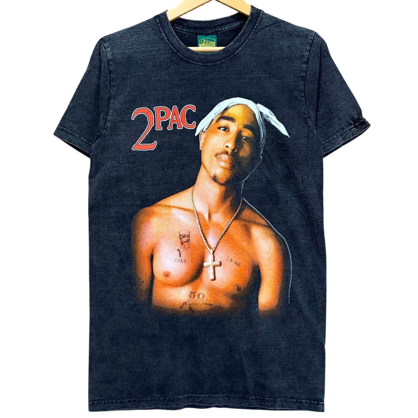 新品 2PAC ツーパック Tシャツ Mサイズ 黒 ラッパー ヒップホップ