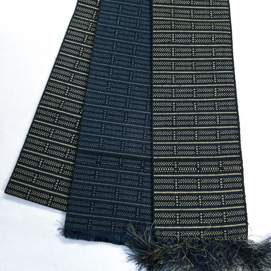 角帯 メンズ帯 格子模様 リバーシブル 着物 021tz - メルカリ