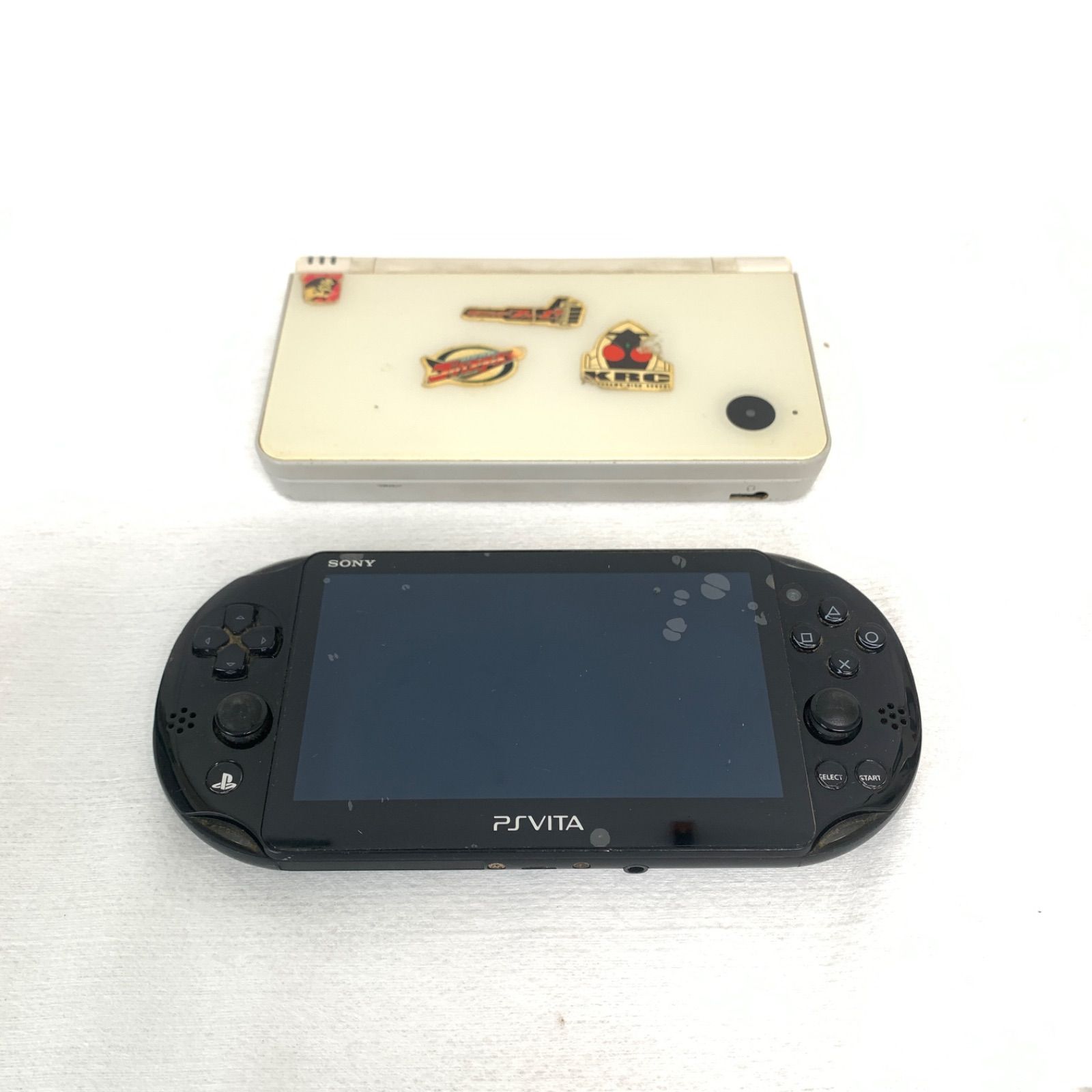 ジャンク/動作未確認】ゲーム機 2種セット 任天堂 DS LL / SONY PSVITA 