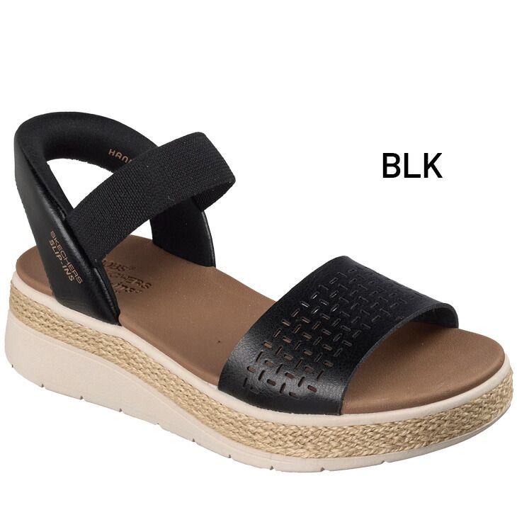 スケッチャーズ スリップインズ サンダル レディース SKECHERS Slip-ins BOBS Sun Ray - Step Aside 女性 ハンズフリー スリッポン スリップオンサンダル バックヒール 立ったまま履ける キレイめ 婦人靴 114415 - メルカリ