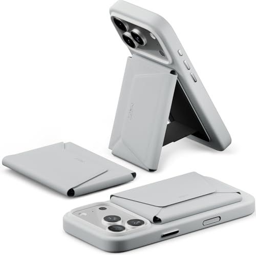 MOFT 公式直営店 多機能カードケース＆スタンド MagSafe対応 スマホスタンド 財布 カードケース 折りたたみ式 大容量 最大8枚カード?SIMカード収納 名刺入れ コンパクト 薄型 軽量 MOVAS?耐久素材 多機能 全機種対応 外出 旅行 ビジネY