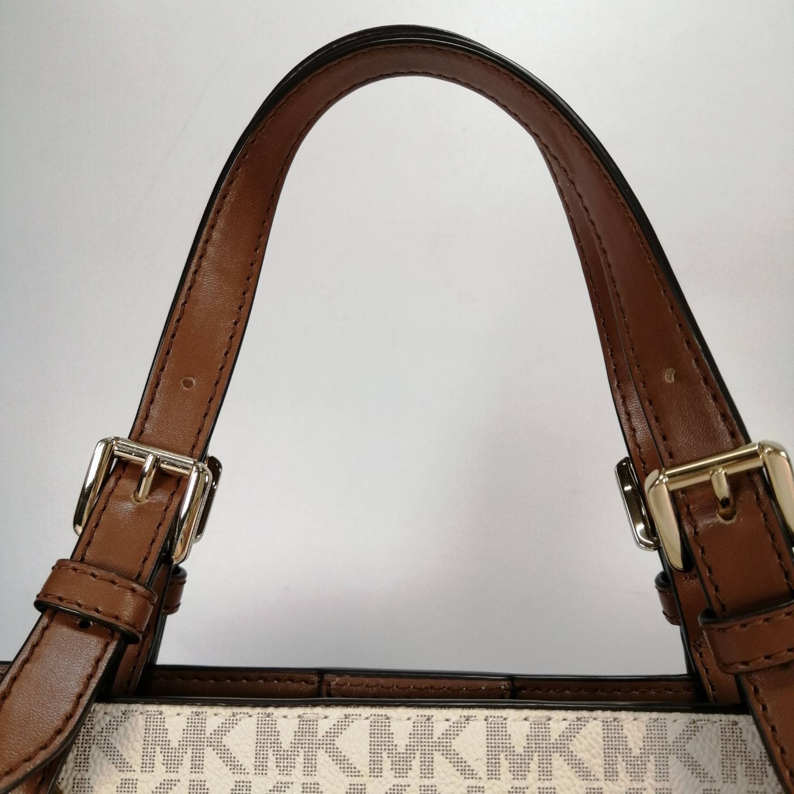 MICHAEL KORS MK 総柄 トートバッグ マイケルコース バッグ ホワイト 