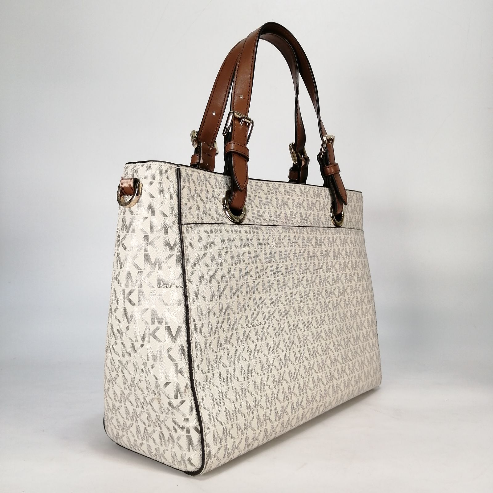 MICHAEL KORS MK 総柄 トートバッグ マイケルコース バッグ ホワイト 