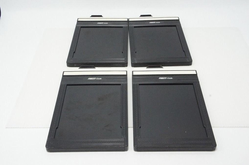 美品 FIDELITY ELITE 4x5 カットフィルムホルダー 大判 箱付 260327v