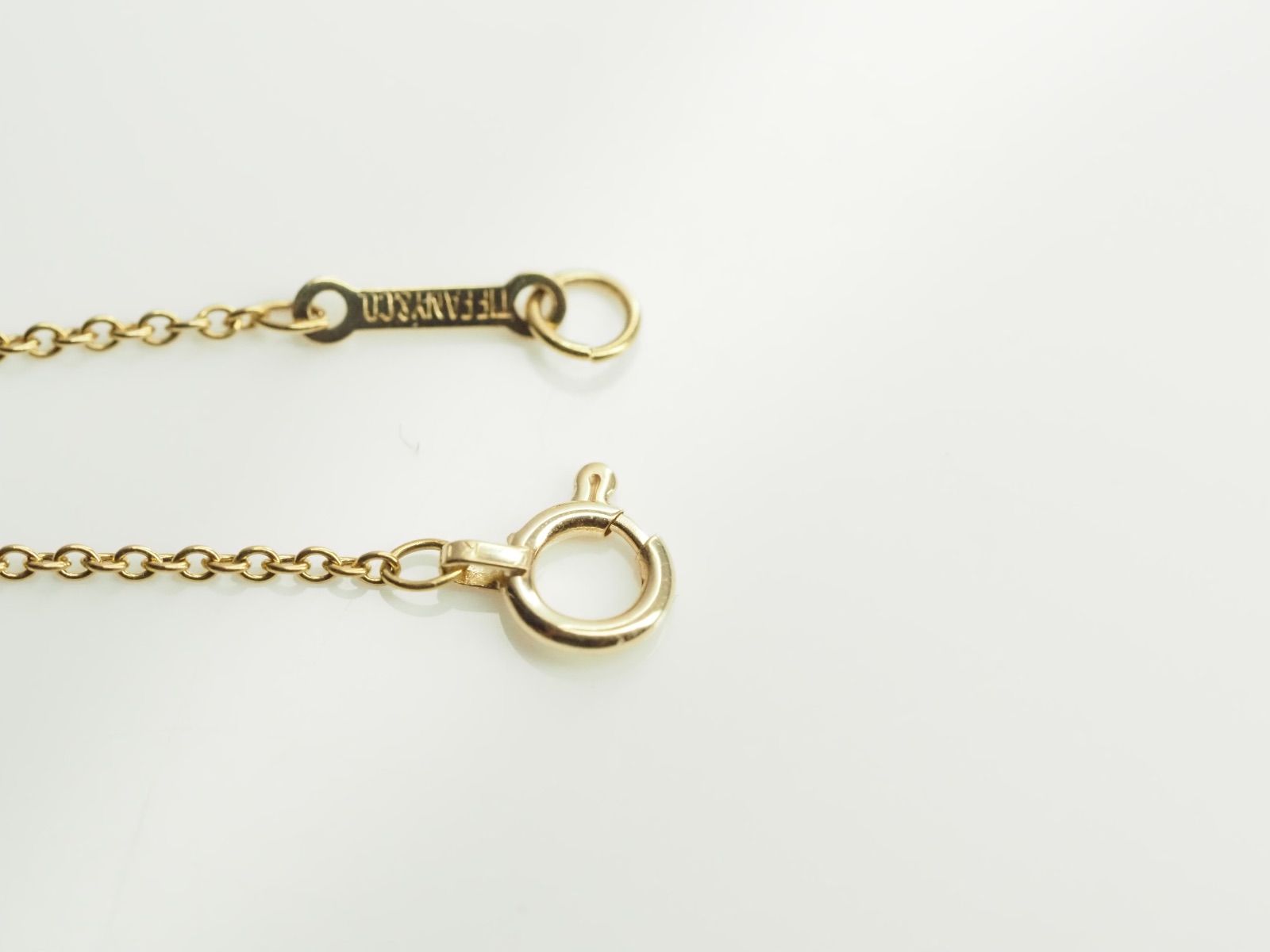 レディース TIFFANY&Co.ティファニー K18YG チェーンネックレス ペレッティ