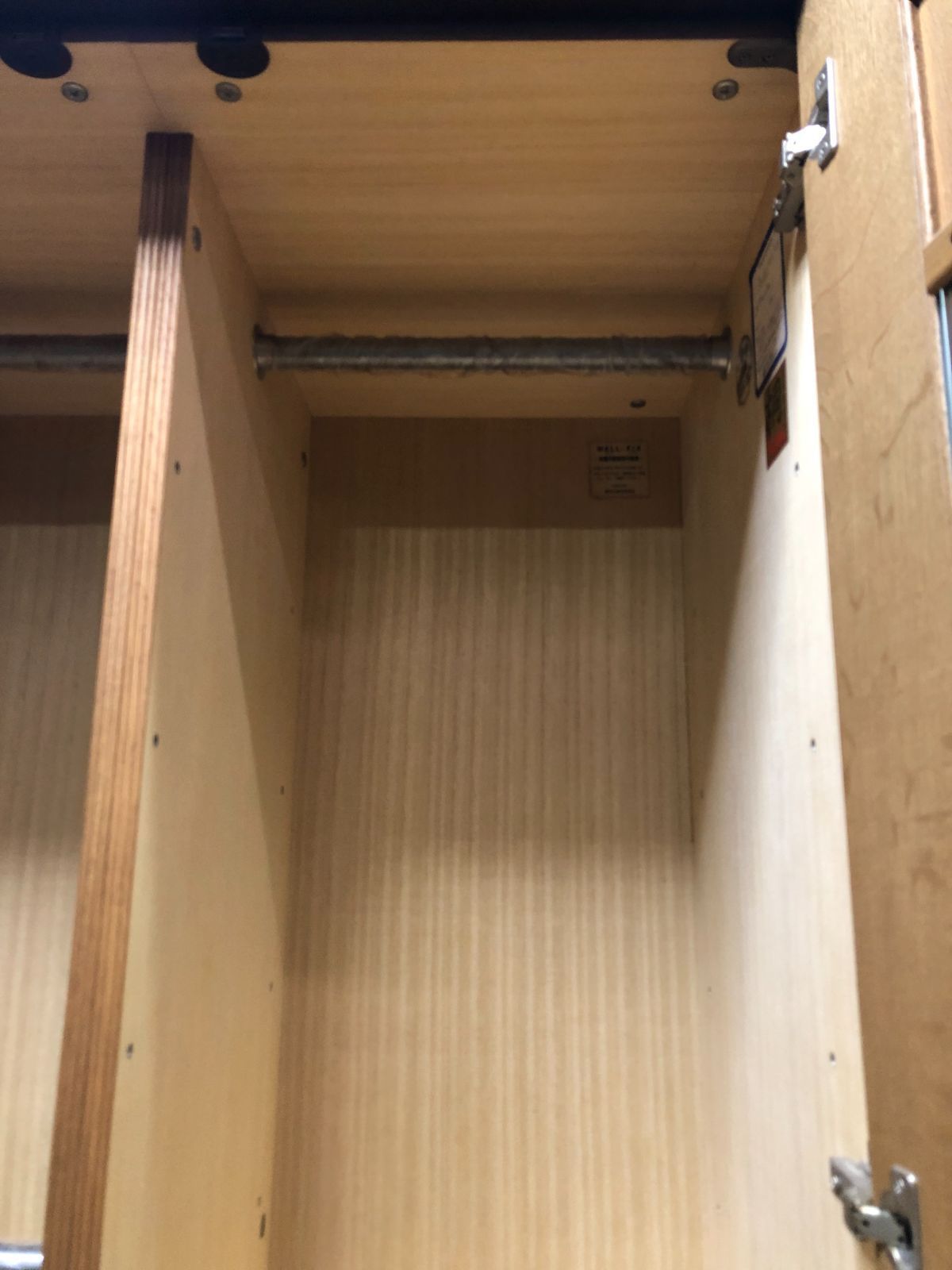 府中家具 桐箪笥 佐々木木工 大塚家具 洋ダンス 2枚扉 タンス250523-4 
