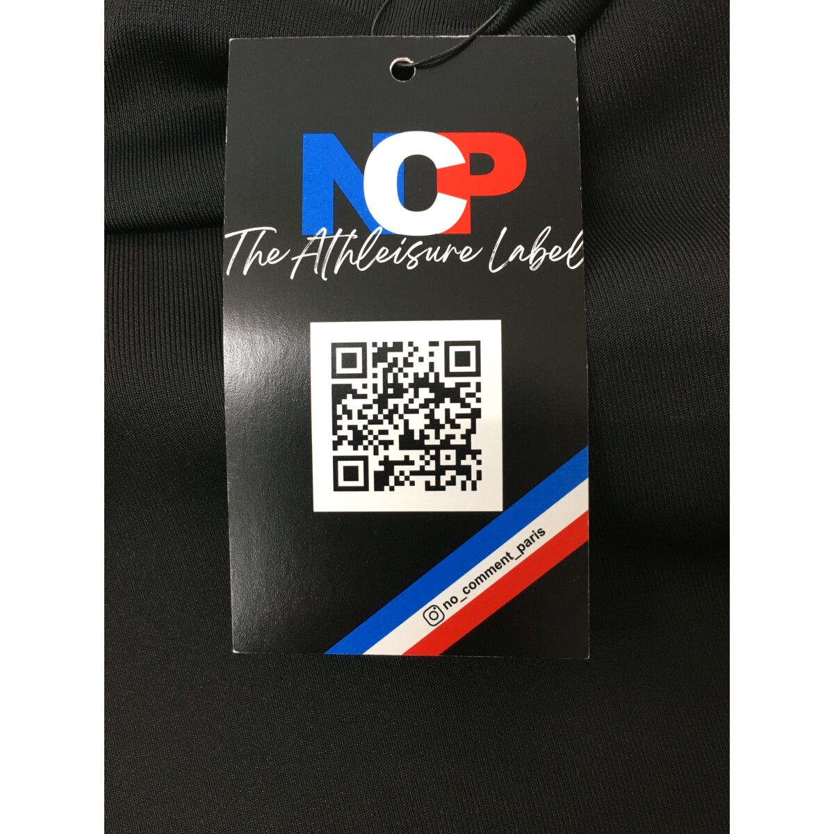 未使用品 メンズ ノーコメントパリ NO COMMENT PARIS 長袖シャツ L 黒