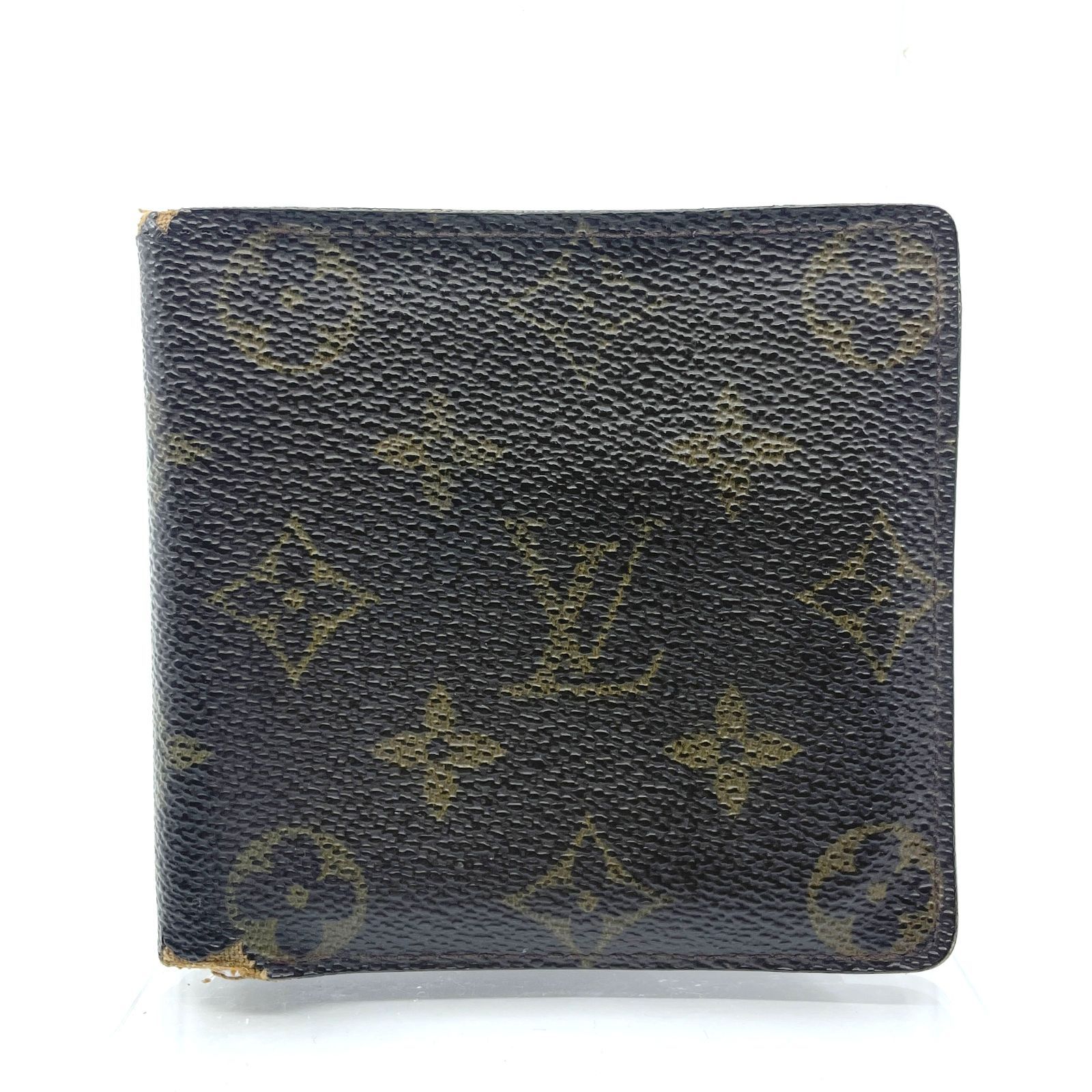 LOUIS VUITTON ルイヴィトン モノグラム ポルトフォイユ マルコ 二 