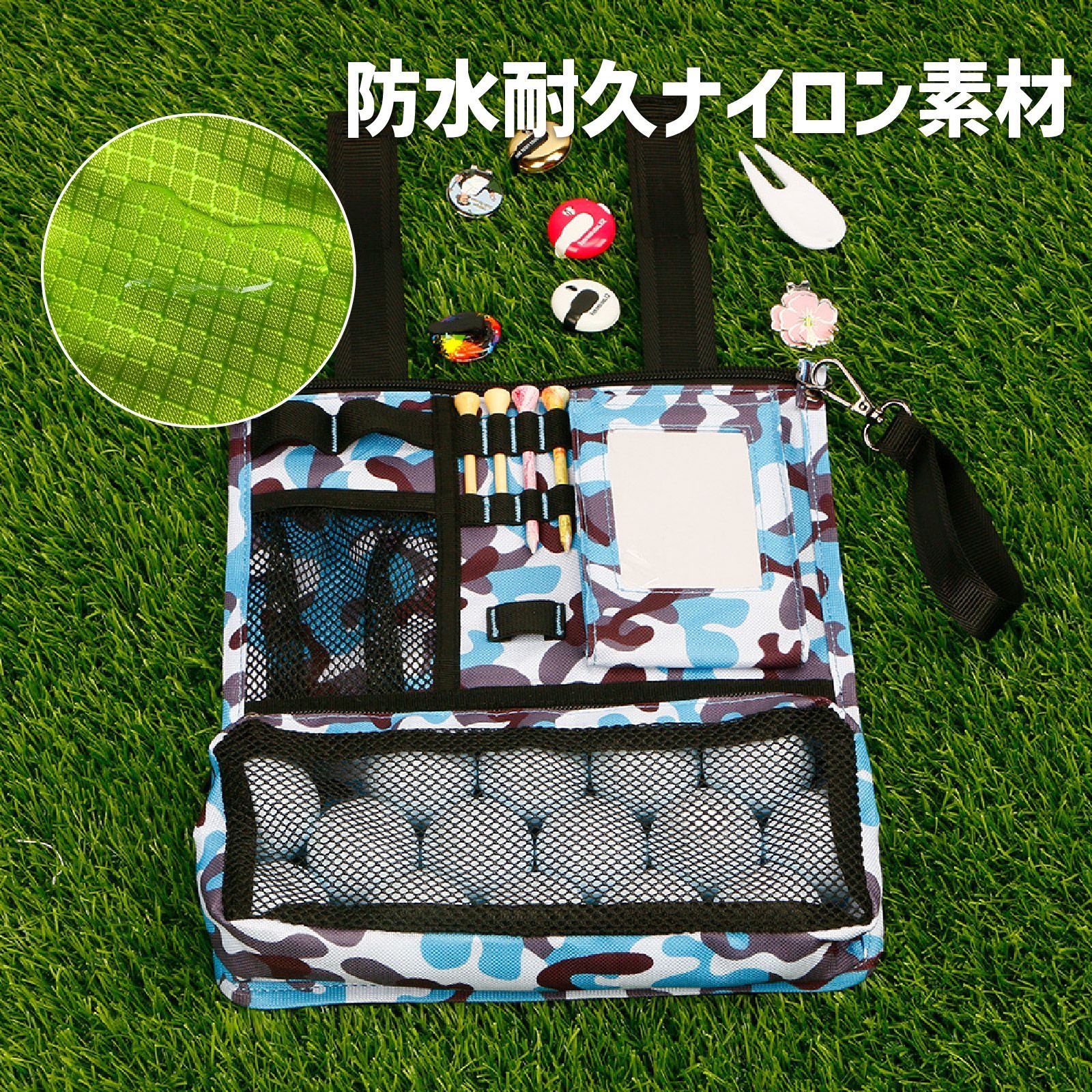 JAL機内限定販売品　ゴルフ用カートバック&ジュースケース ゴルフカート ゴルフ用品 ゴルフ 小物 入れ JAL機内限定販売品 ゴルフ