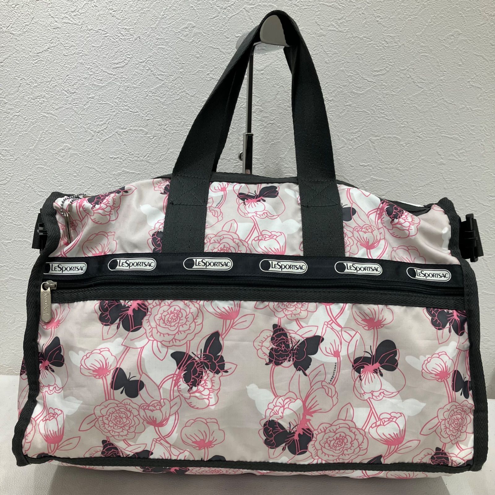 新品未使用の正規品を購入 北欧 アート 花柄 2way ボストンバッグ 