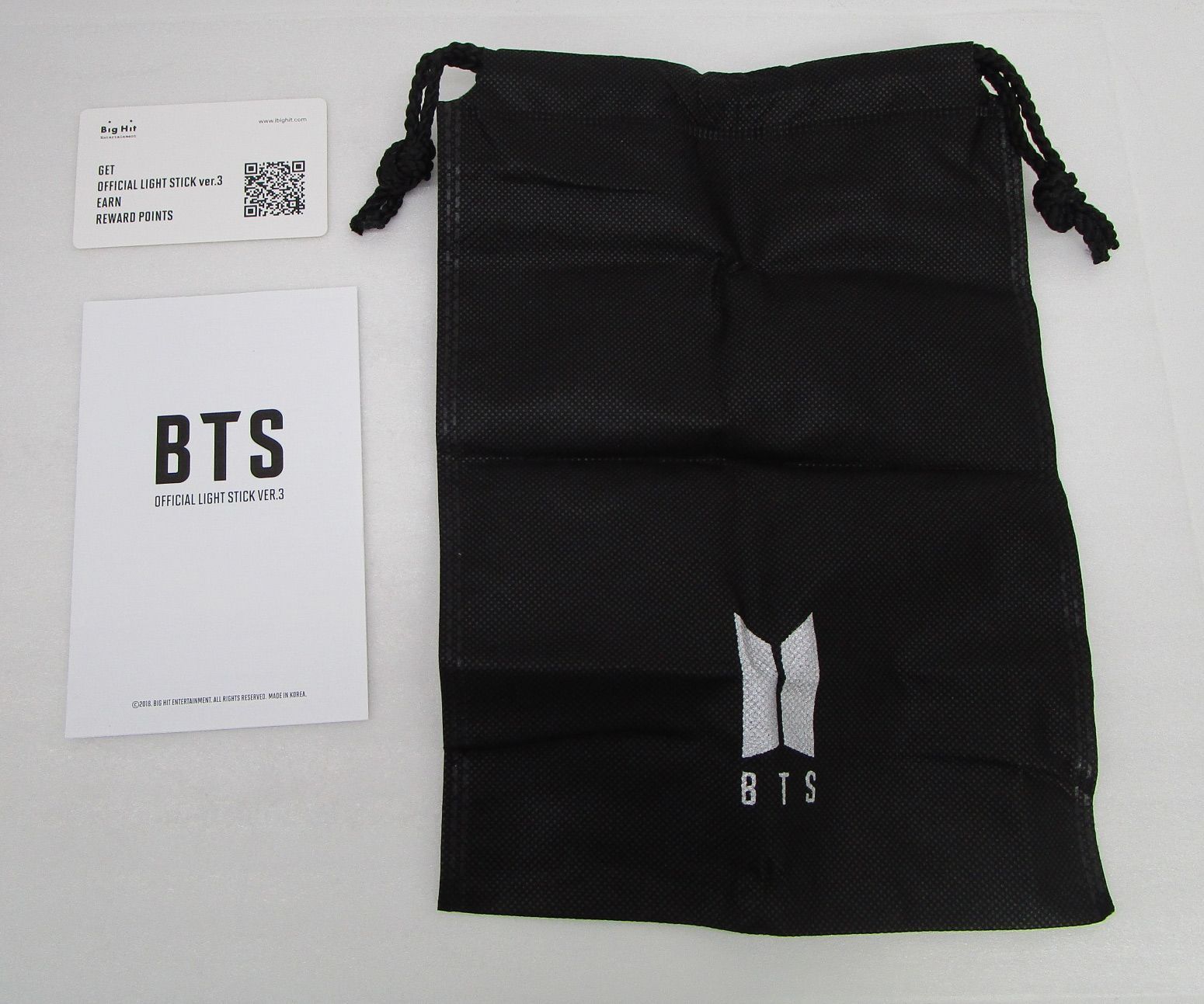 BTS Official Light Stick Ver.3 アミボム ペンライト トレカ7枚付き