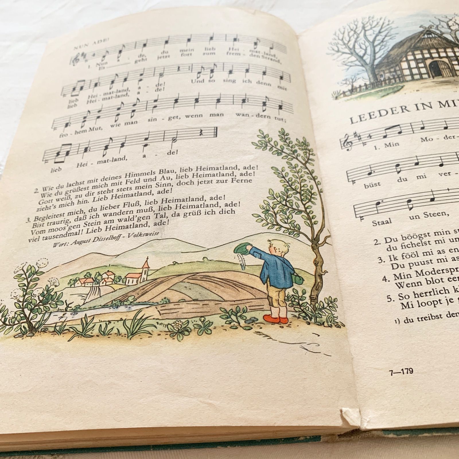 RV75 洋書古書 ヴィンテージ音楽教本 楽譜絵本 423⑨1969年ドイツ語楽譜絵本 音楽教科書 ジャンクジャーナル 洋書古書