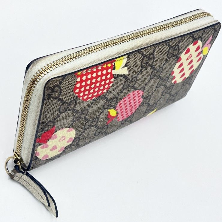 GUCCI（グッチ）レ ポム ジップアラウンドウォレット 長財布 GG