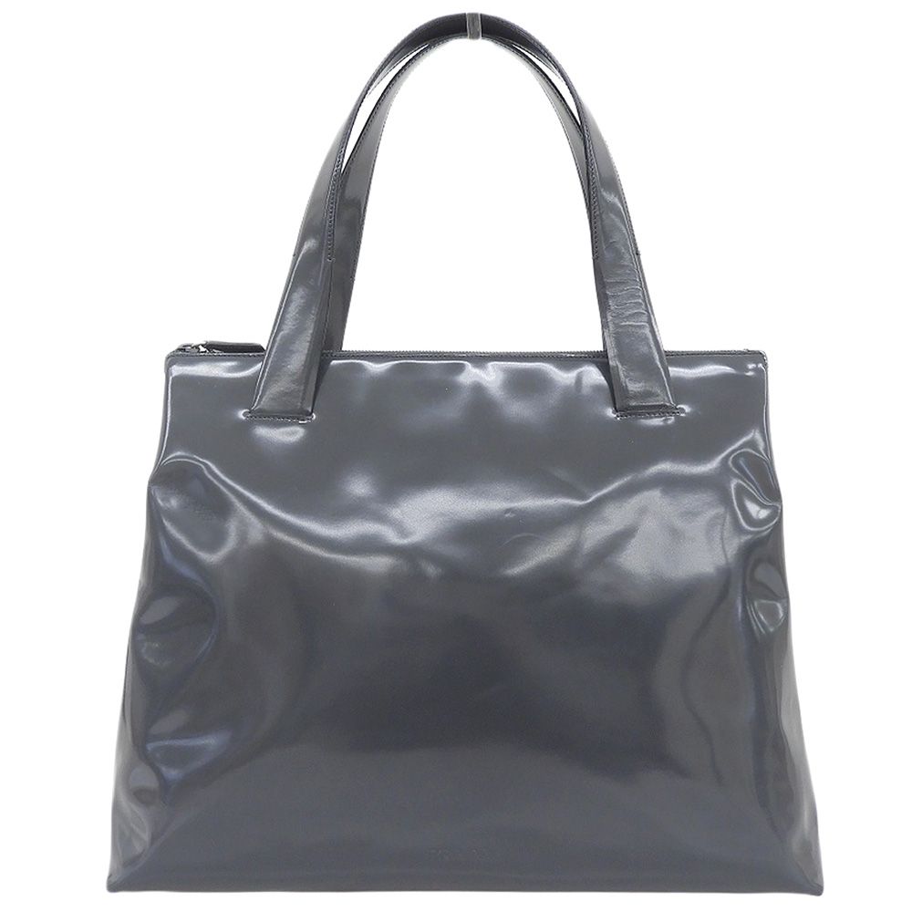 本物保証】 プラダ PRADA ハンドバッグ B8564 トートバッグ エナメル 