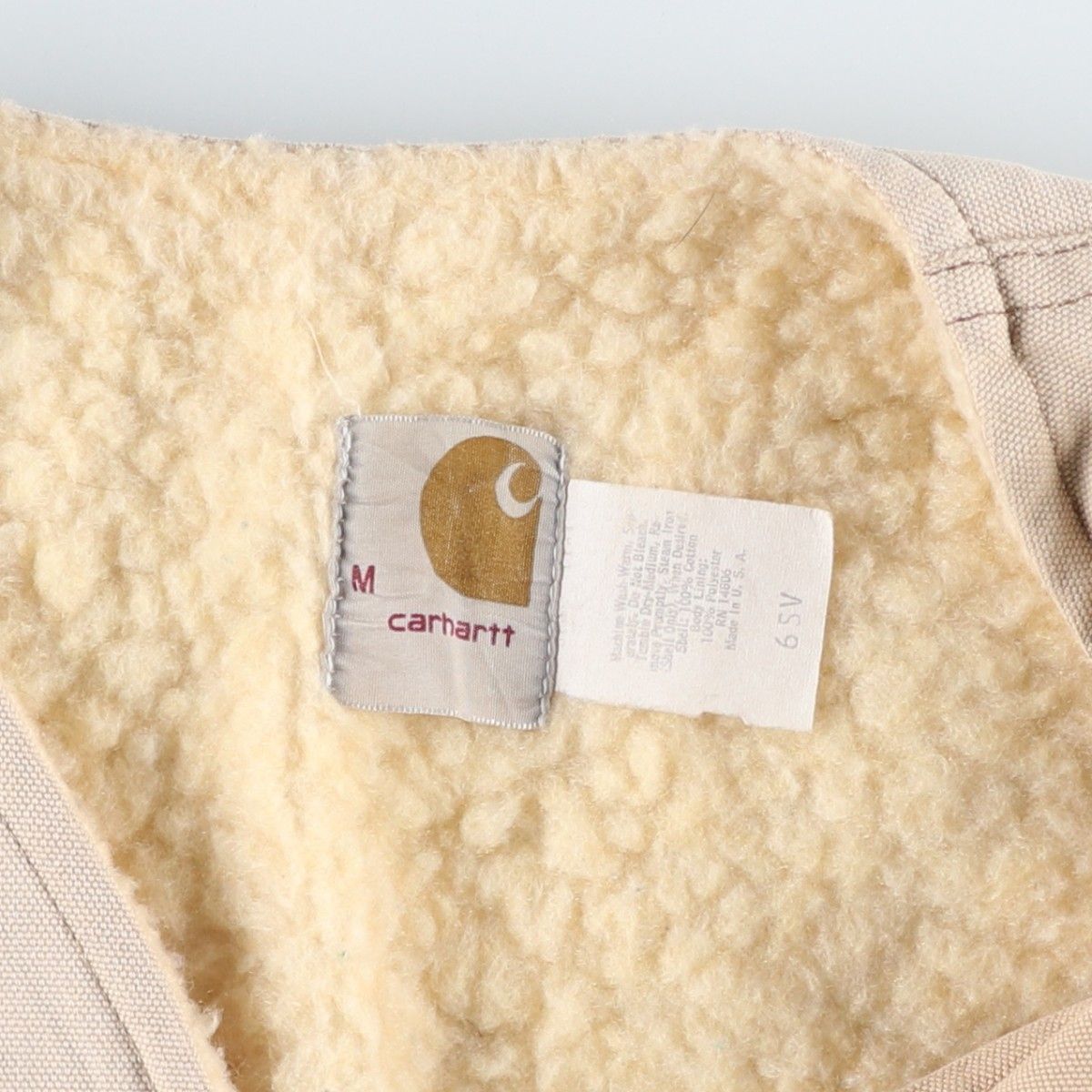 古着 80~90年代 カーハート Carhartt 6SV ダックベスト USA製 メンズM